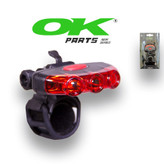 چراغ عقب شارژی دوچرخه اوکی (OK) XC-170