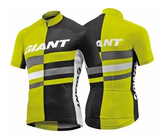 تیشرت دوچرخه سواری جاینت زرد مشکی مدل Giant Pursue SS Jersey Yellow